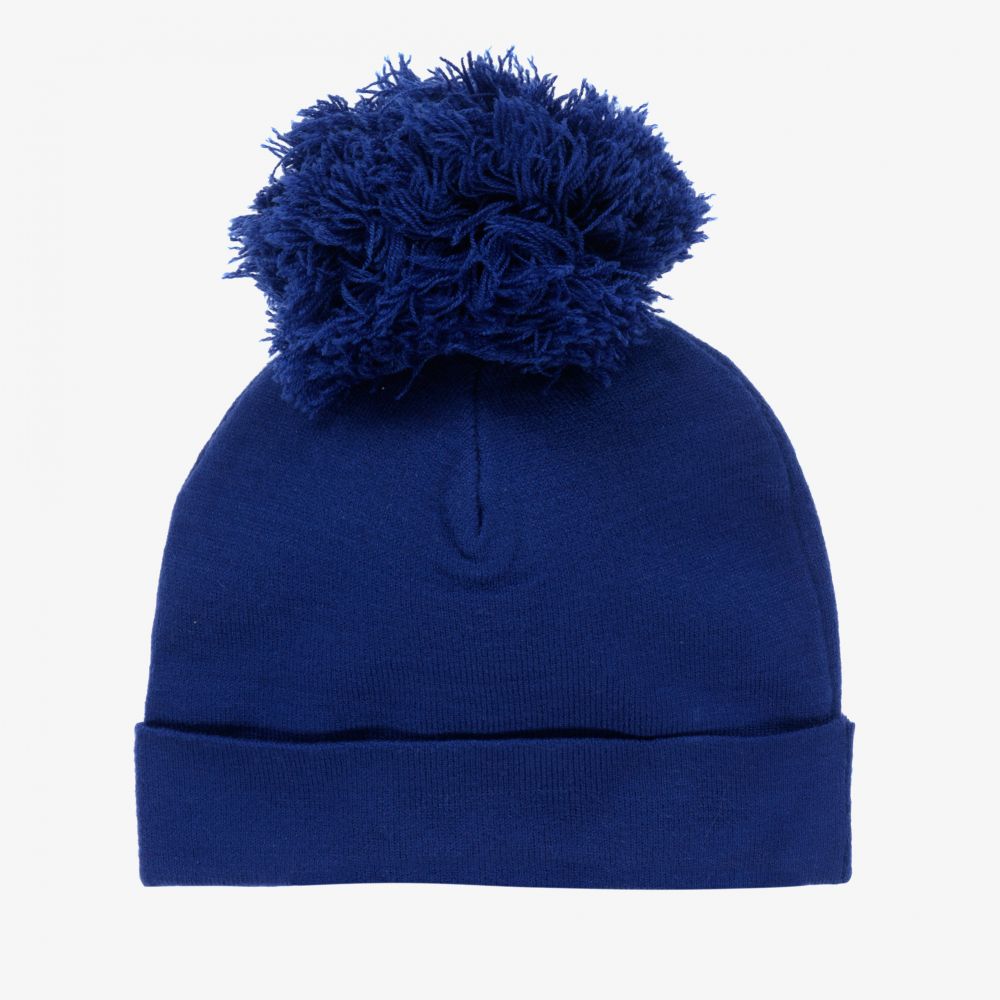 Mitch & Son-Синяя вязаная шапка для мальчиков | Childrensalon Outlet