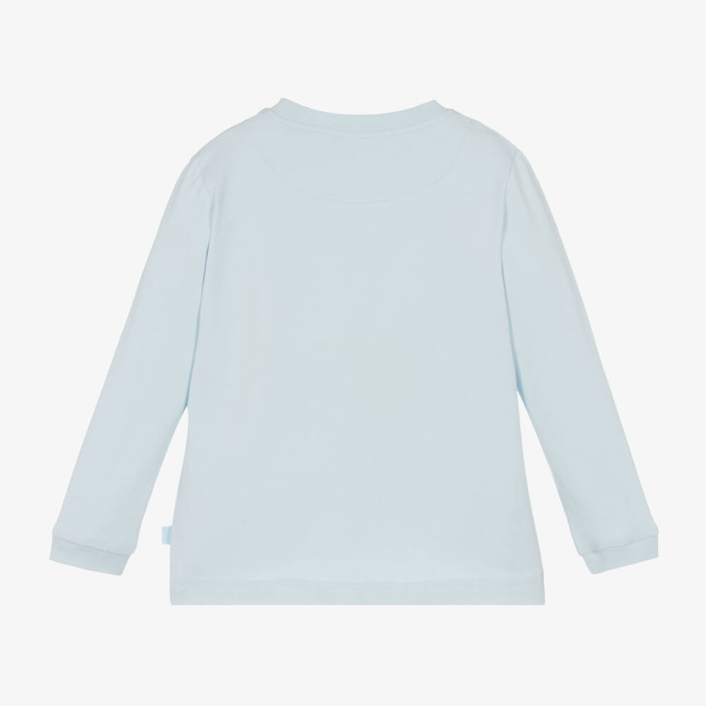 Mitch & Son-Boys Sky Blue Jersey Top | Childrensalon Outlet