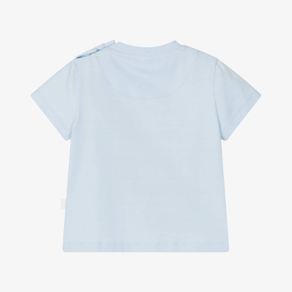 Mitch & Son-تيشيرت جيرسي ناعم أزرق للأولاد | Childrensalon Outlet