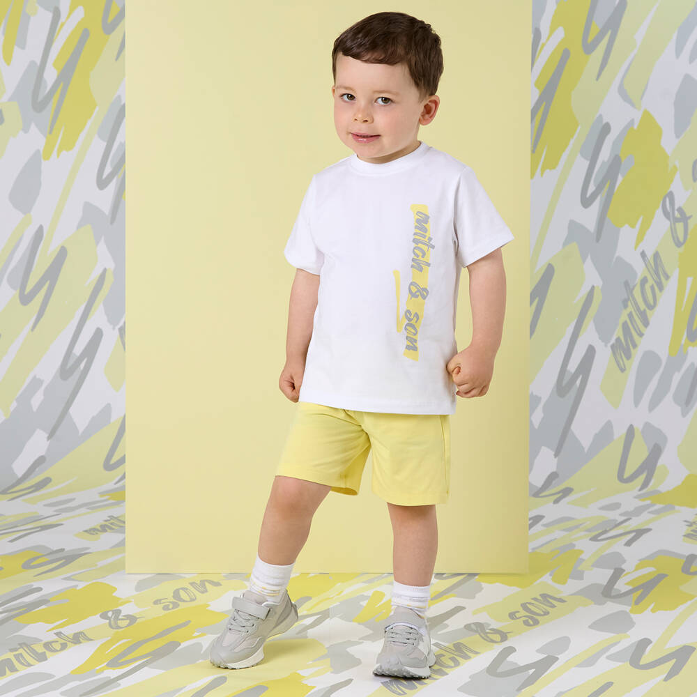 Mitch & Son-Мягкий жёлтый комплект для мальчиков | Childrensalon Outlet