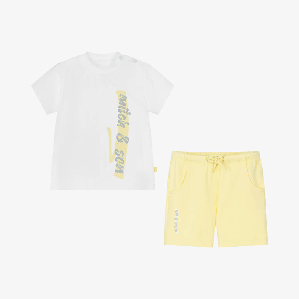 Mitch & Son-Мягкий жёлтый комплект для мальчиков | Childrensalon Outlet