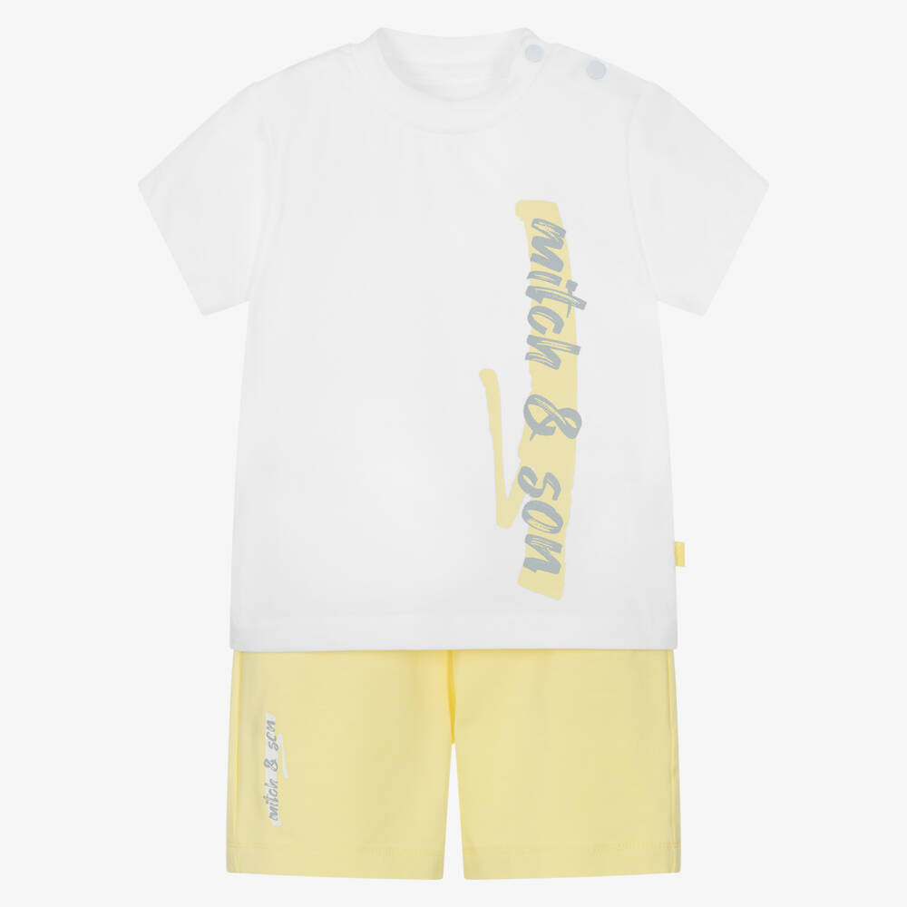 Mitch & Son-Мягкий жёлтый комплект для мальчиков | Childrensalon Outlet