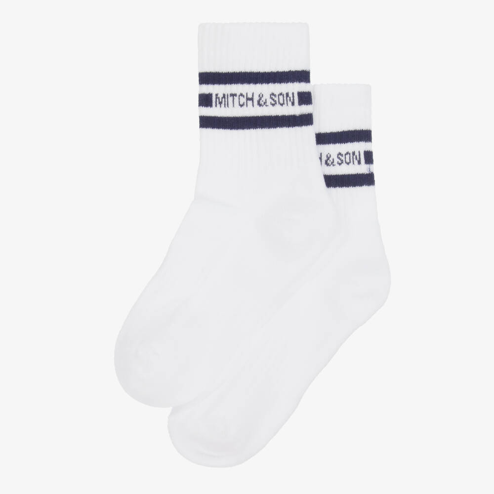 Mitch & Son-جوارب قطنية مخططة أنيقة للأولاد | Childrensalon Outlet