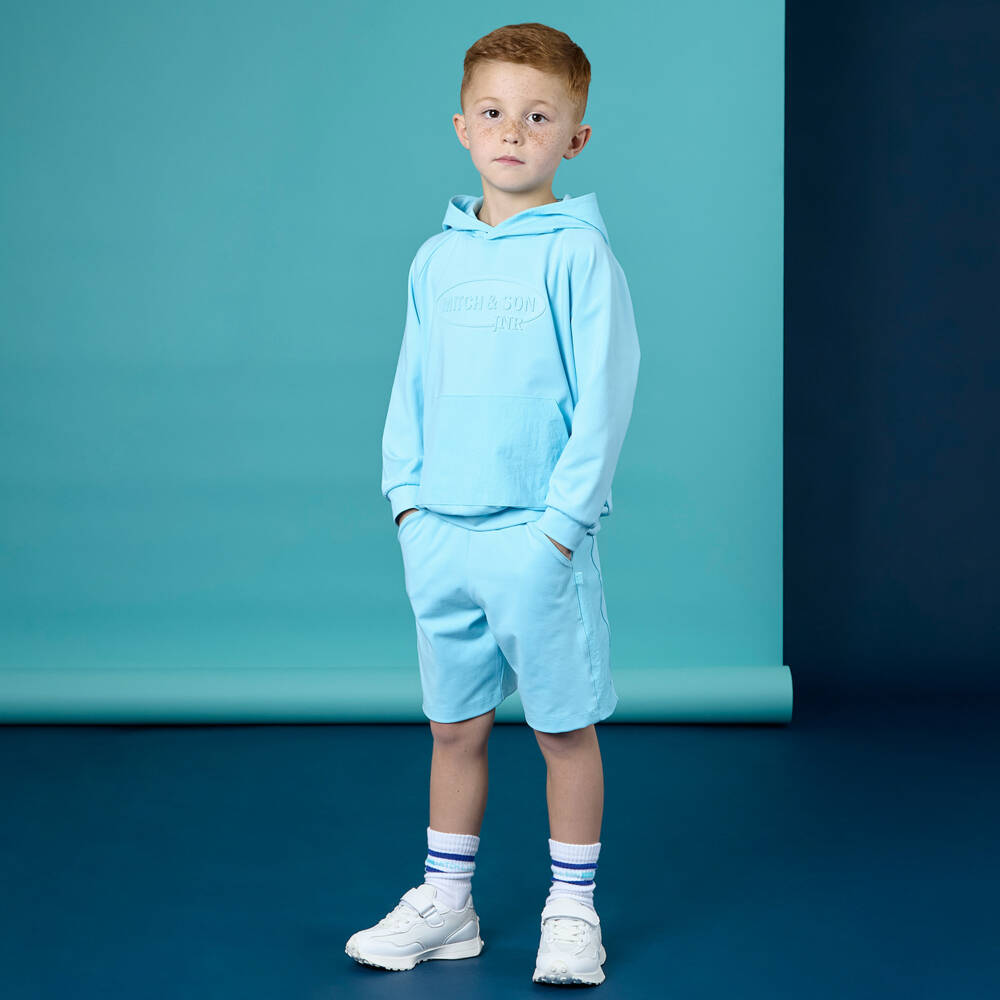 Mitch & Son-Костюм из бирюзового трикотажа для мальчиков | Childrensalon Outlet