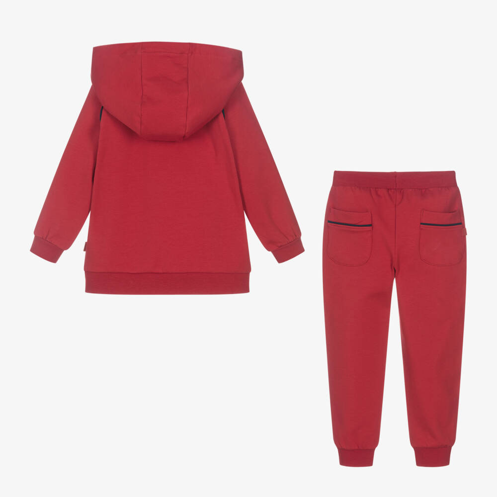 Mitch & Son-Красный хлопковый спортивный костюм Varsity для мальчиков | Childrensalon Outlet