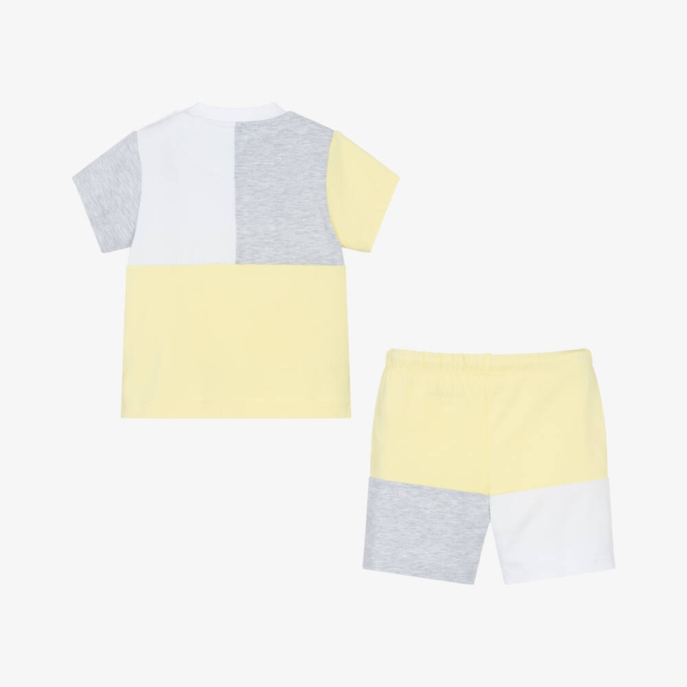 Mitch & Son-طقم رمادي وأصفر نابض بالحياة للأولاد | Childrensalon Outlet