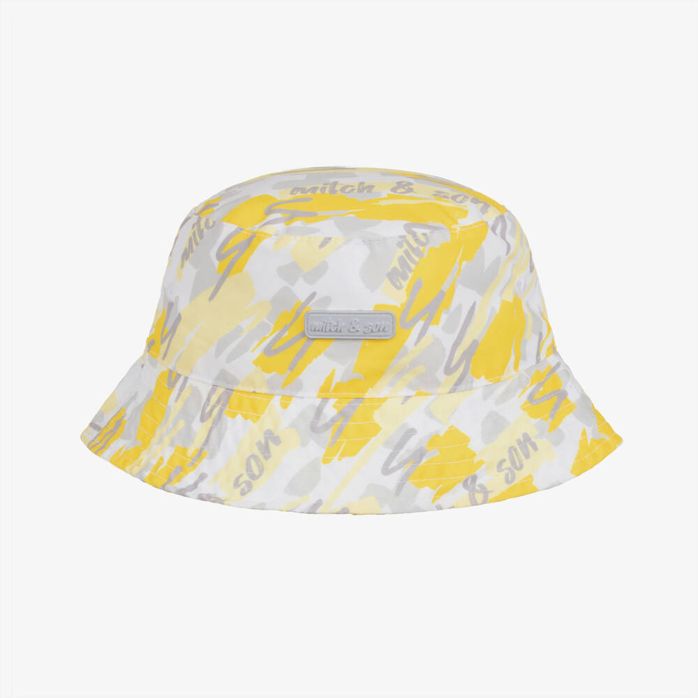 Mitch & Son-Boys Vibrant Scribble Sun Cap | Childrensalon Outlet
