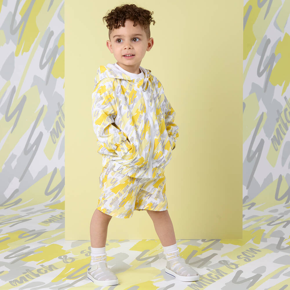 Mitch & Son-Яркая жёлтая ветровка для мальчиков | Childrensalon Outlet