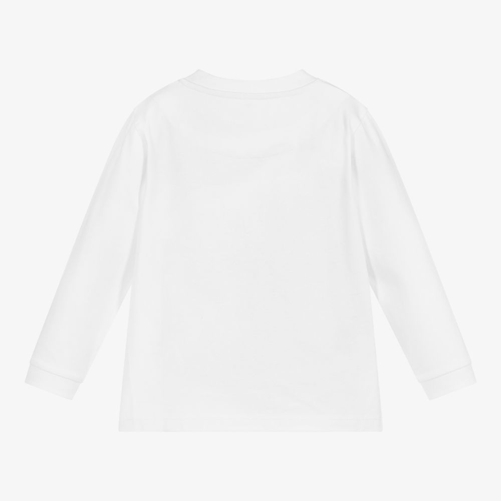 Mitch & Son-Белый хлопковый топ для мальчиков | Childrensalon Outlet