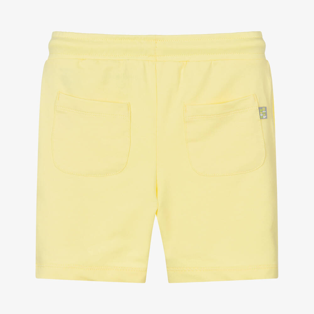 Mitch & Son-Boys Yellow Cotton Shorts | Childrensalon Outlet