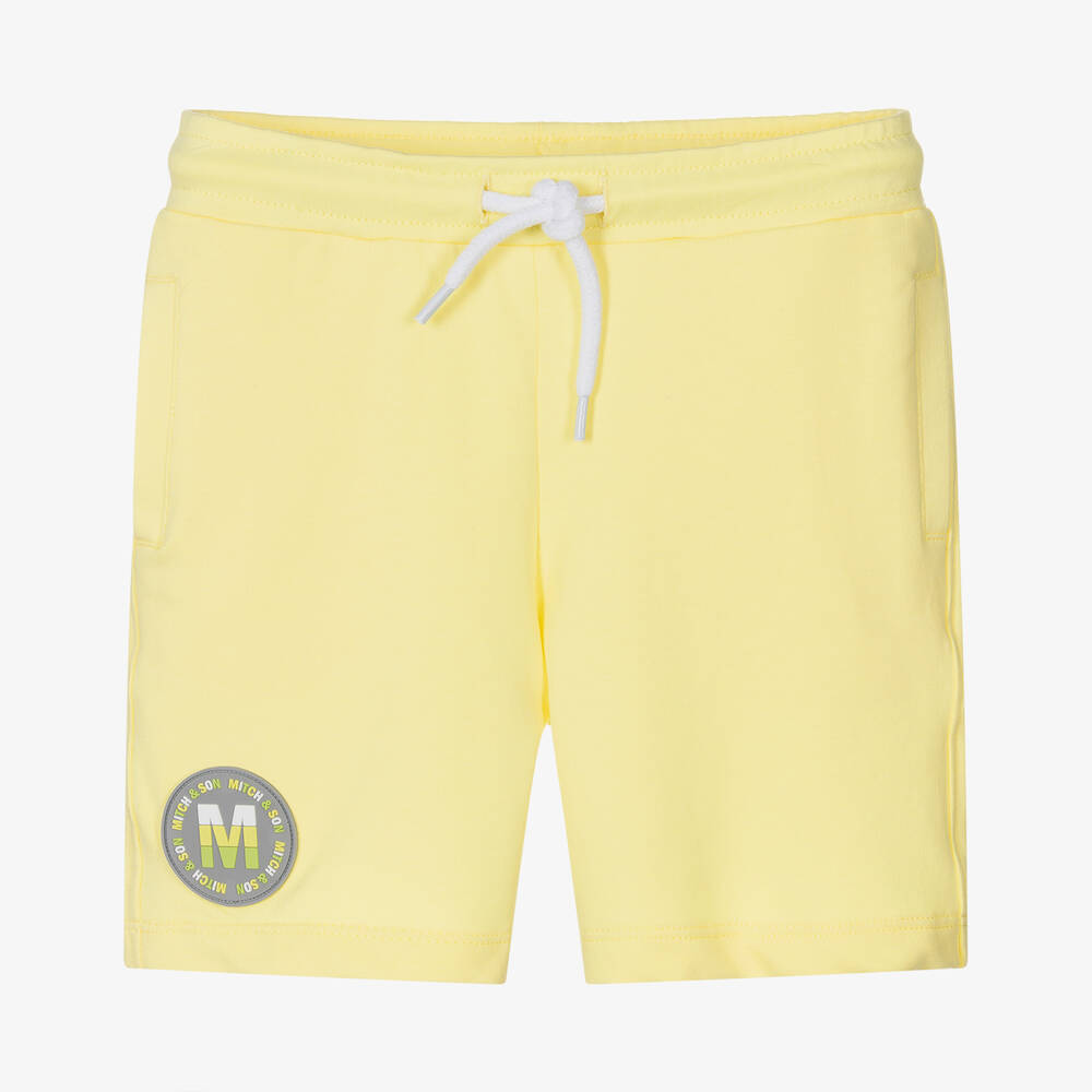 Mitch & Son - Boys Yellow Cotton Shorts | Childrensalon
