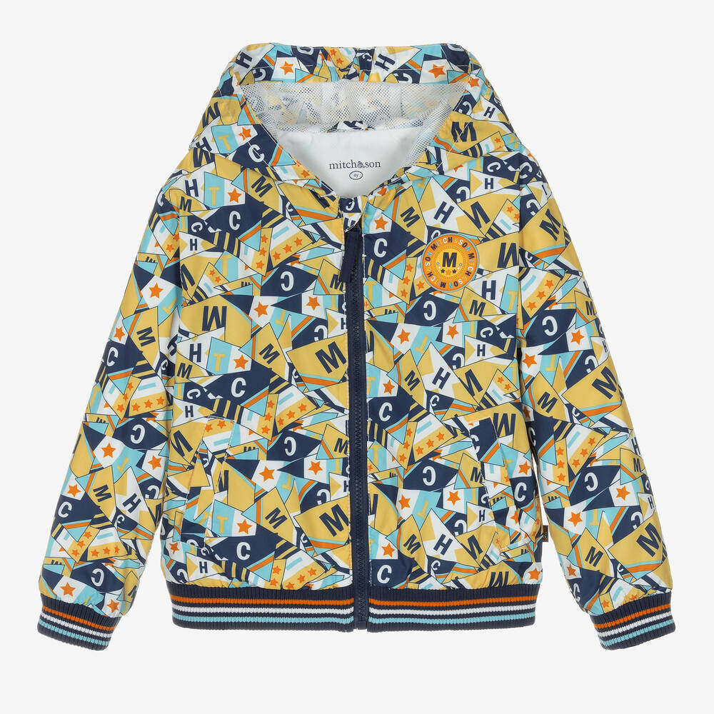 Mitch & Son - Boys Yellow Windbreaker Jacket | Childrensalon