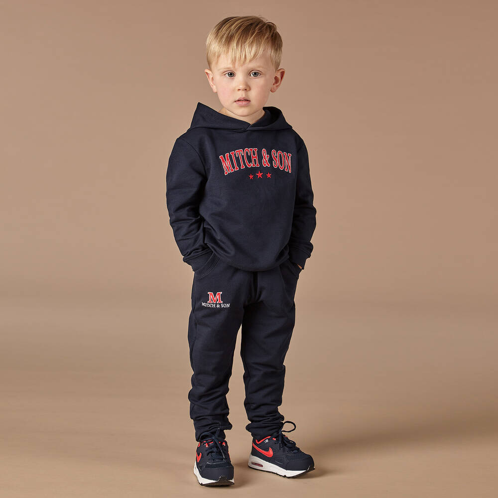 Mitch & Son-Синий спортивный костюм из хлопка | Childrensalon Outlet