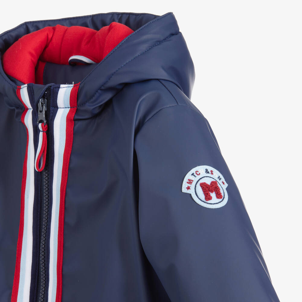 Mitch & Son-Темно-синий утепленный дождевик | Childrensalon Outlet