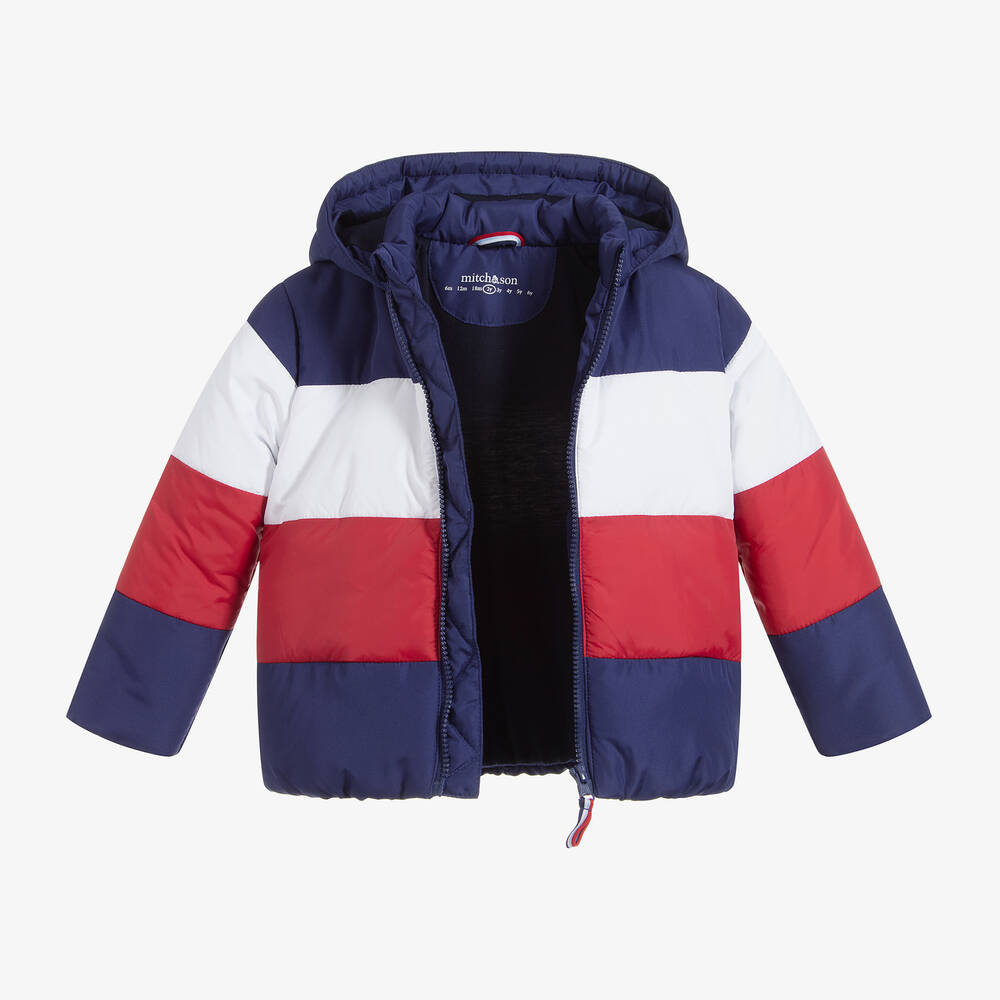 Mitch & Son-Red, White & Blue Jacket | Childrensalon Outlet