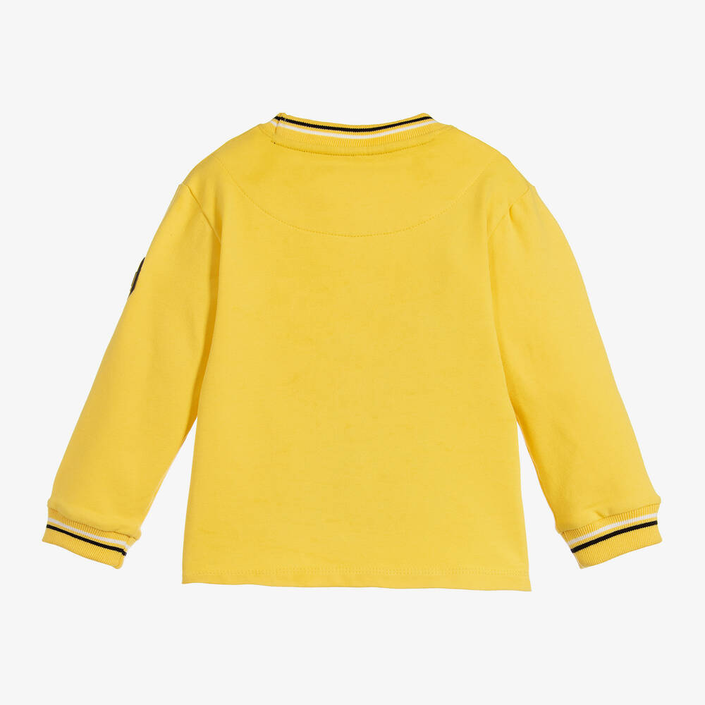 Mitch & Son-Желтая толстовка из хлопка | Childrensalon Outlet