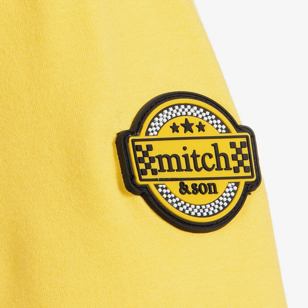 Mitch & Son-Желтая толстовка из хлопка | Childrensalon Outlet