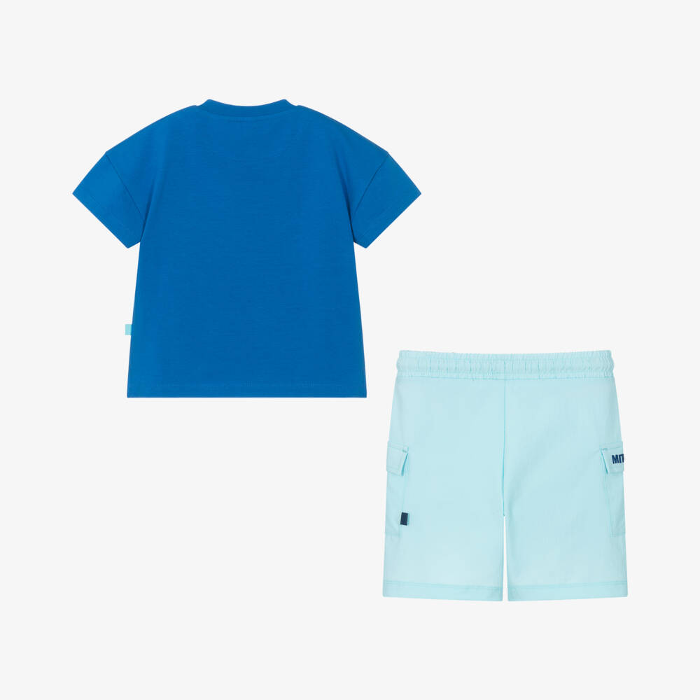 Mitch & Son-Летний комплект для мальчиков лазурный | Childrensalon Outlet