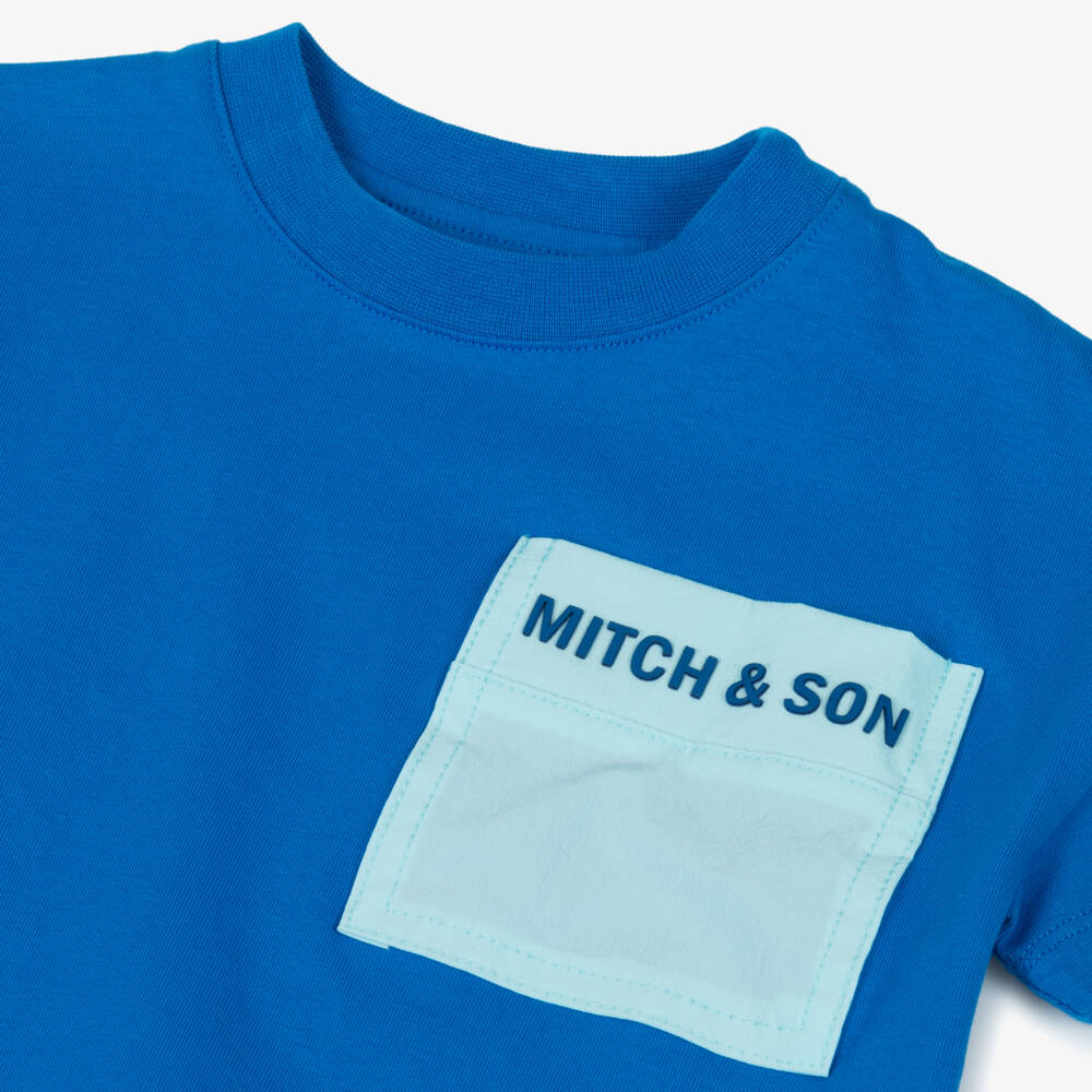 Mitch & Son-Летний комплект для мальчиков лазурный | Childrensalon Outlet