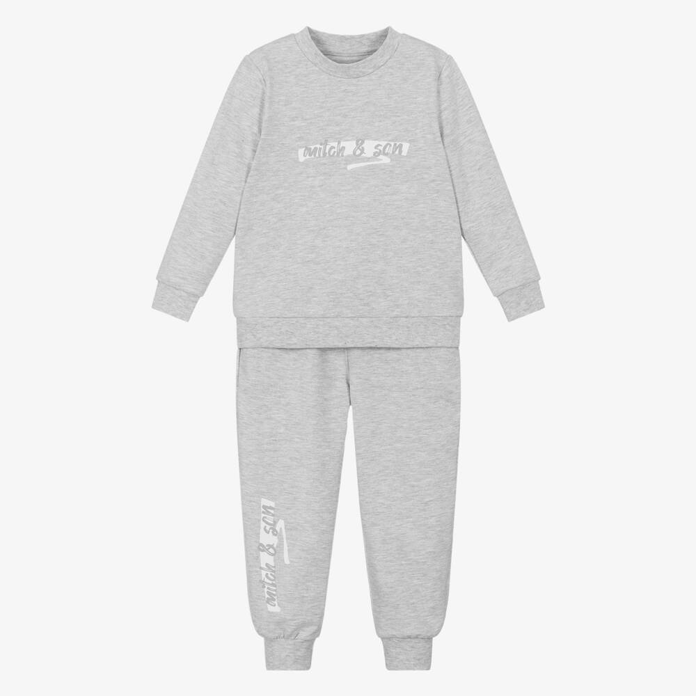 Mitch & Son-Young Gentleman's Soft Grey Ensemble | Childrensalon Outlet