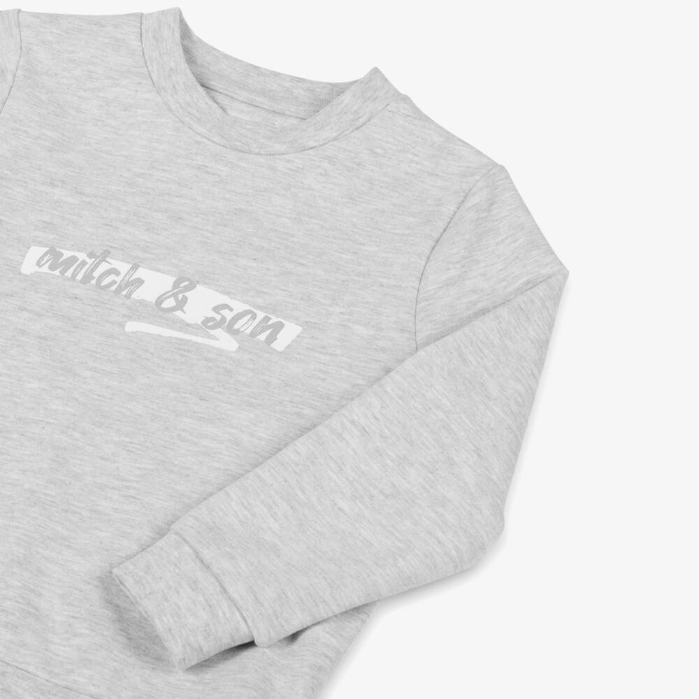 Mitch & Son-طقم رمادي ناعم للشاب الأنيق | Childrensalon Outlet