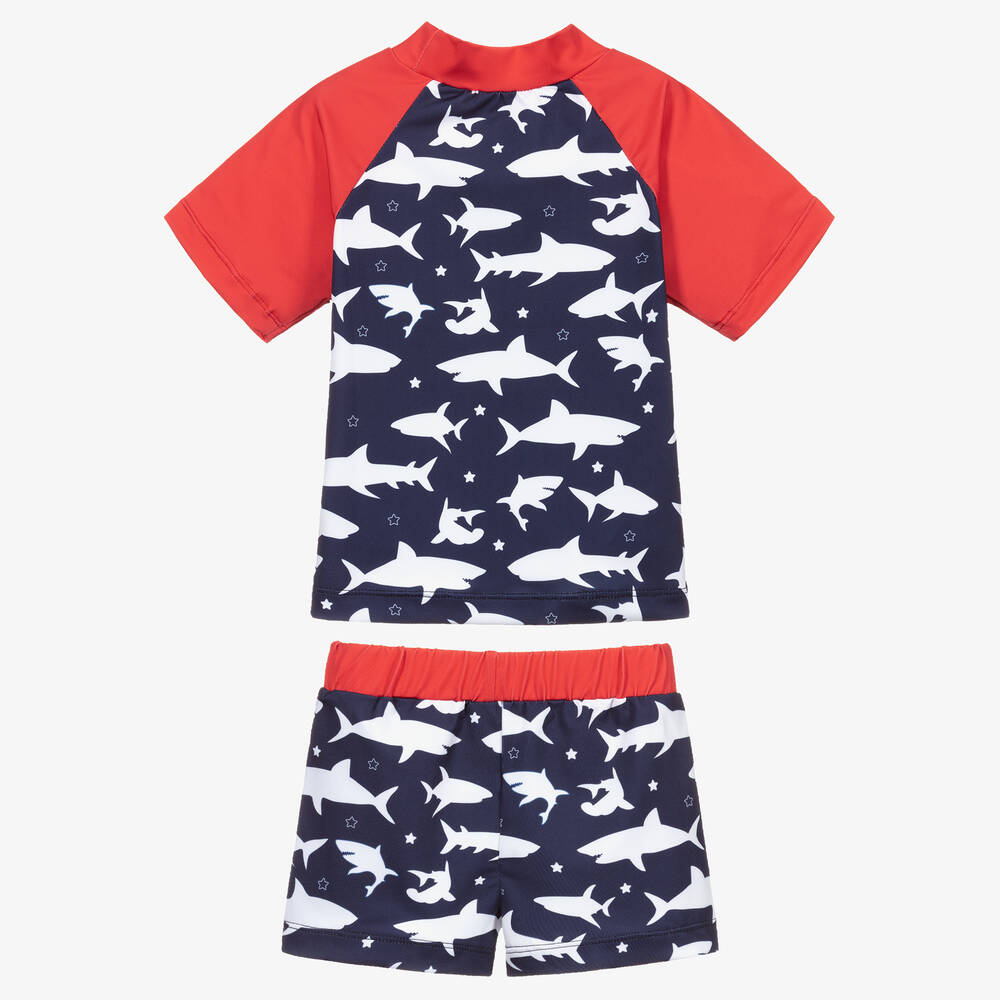 Mitty James-Синий комплект с шортами-плавками для мальчиков | Childrensalon Outlet