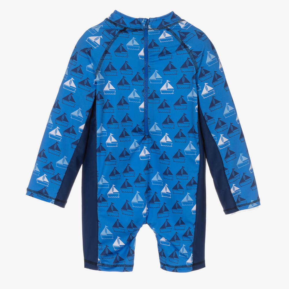 Mitty James-بدلة حارس الشمس البحرية الزرقاء للأولاد | Childrensalon Outlet