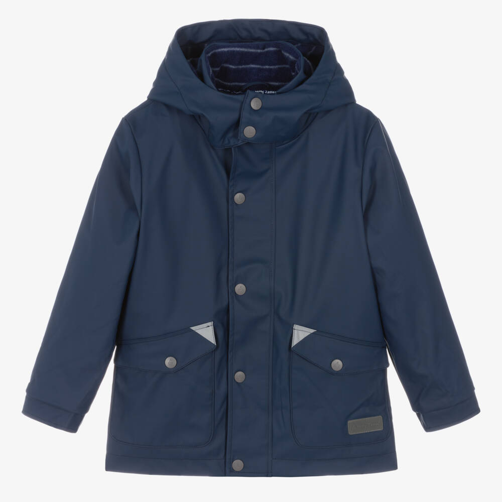 Mitty James-Boys Navy Adventure Rain Jacket | Childrensalon Outlet