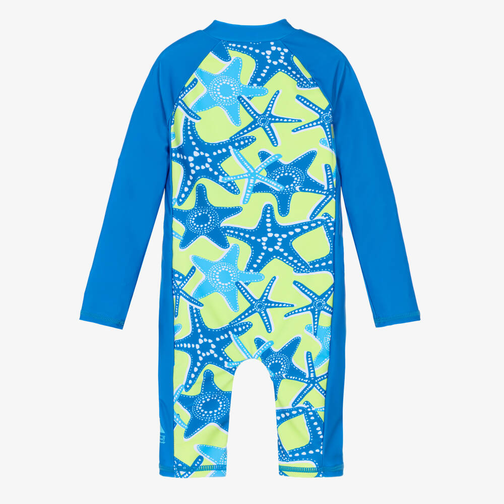 Mitty James-Boys Navy Blue Starfish Swimsuit | Childrensalon Outlet