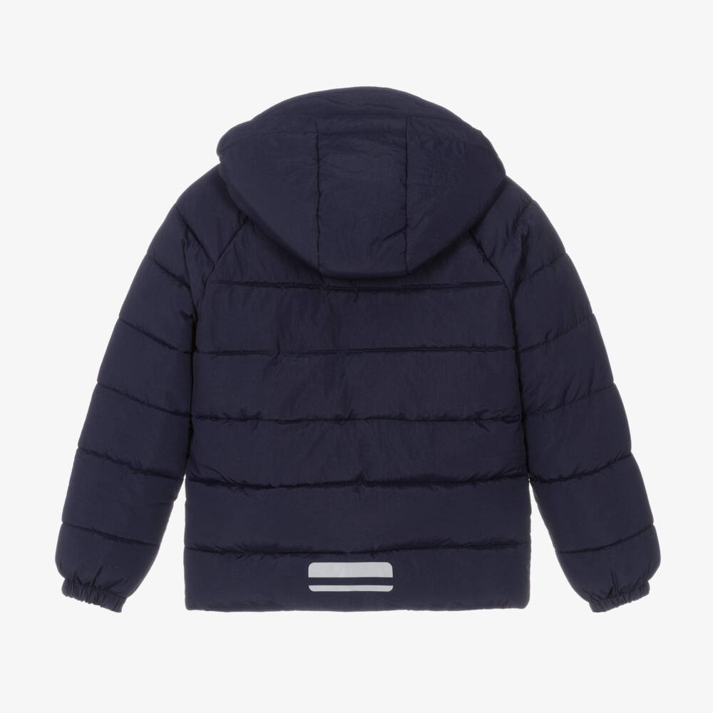 Mitty James-Boys Navy Weatherproof Puffer Jacket | Childrensalon Outlet