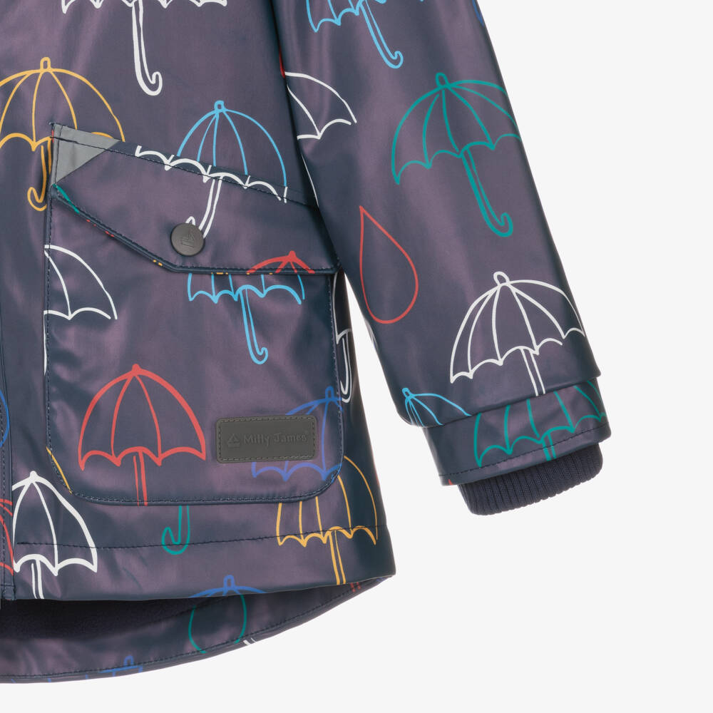 Mitty James-Дождевик с капюшоном синий для мальчиков | Childrensalon Outlet