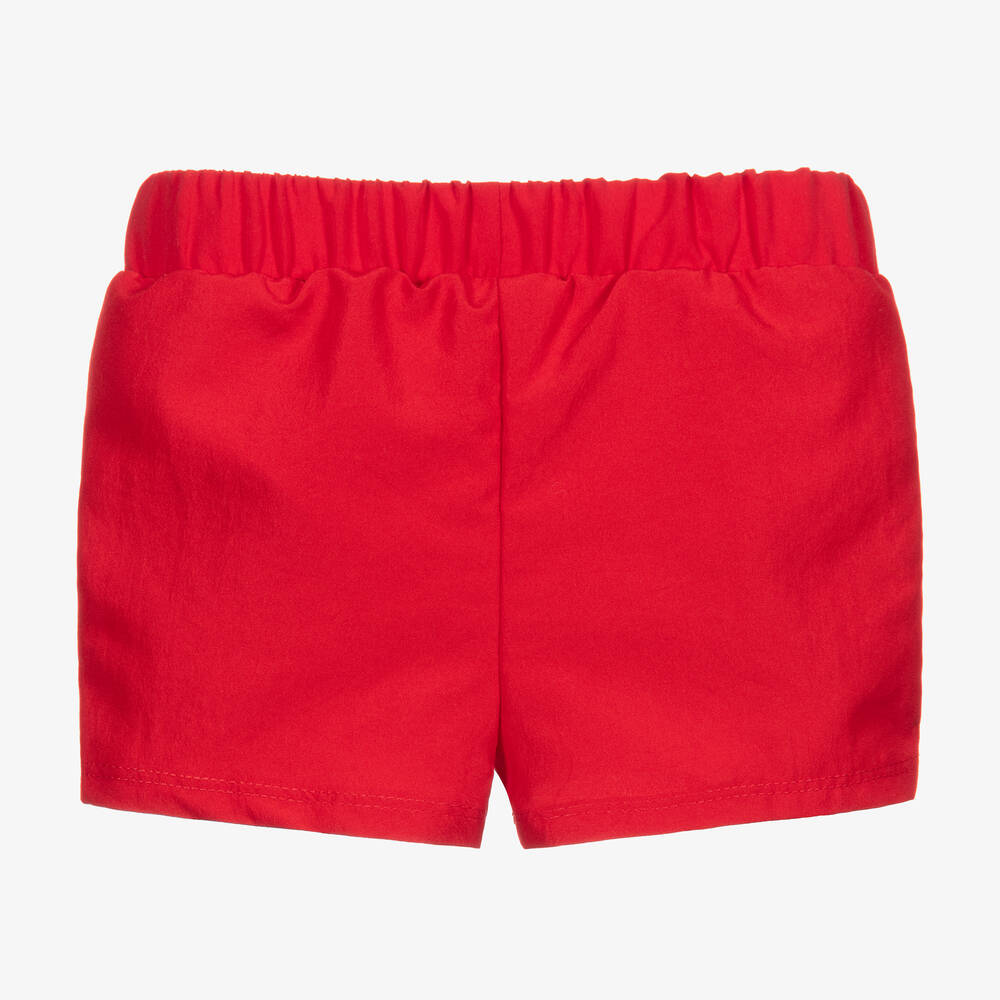 ميتي جيمس-شورت سباحة  لون أحمر للأولاد (UPF 50+) | Childrensalon Outlet