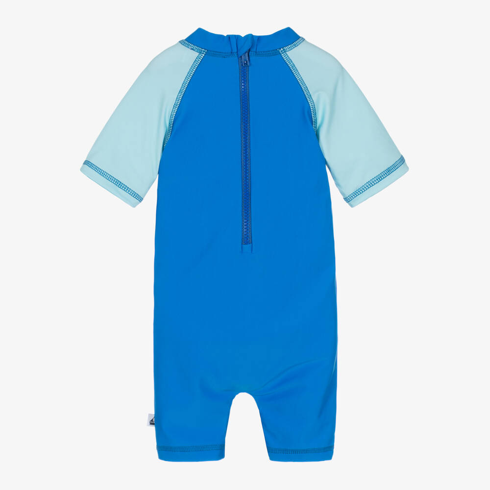 Mitty James-بدلة سباحة زرقاء ملكية للأولاد بنقشة القرش | Childrensalon Outlet