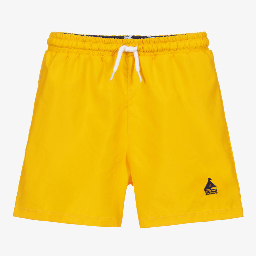 Mitty James-Boys Yellow Swim Shorts (UPF 50+) | Childrensalon Outlet
