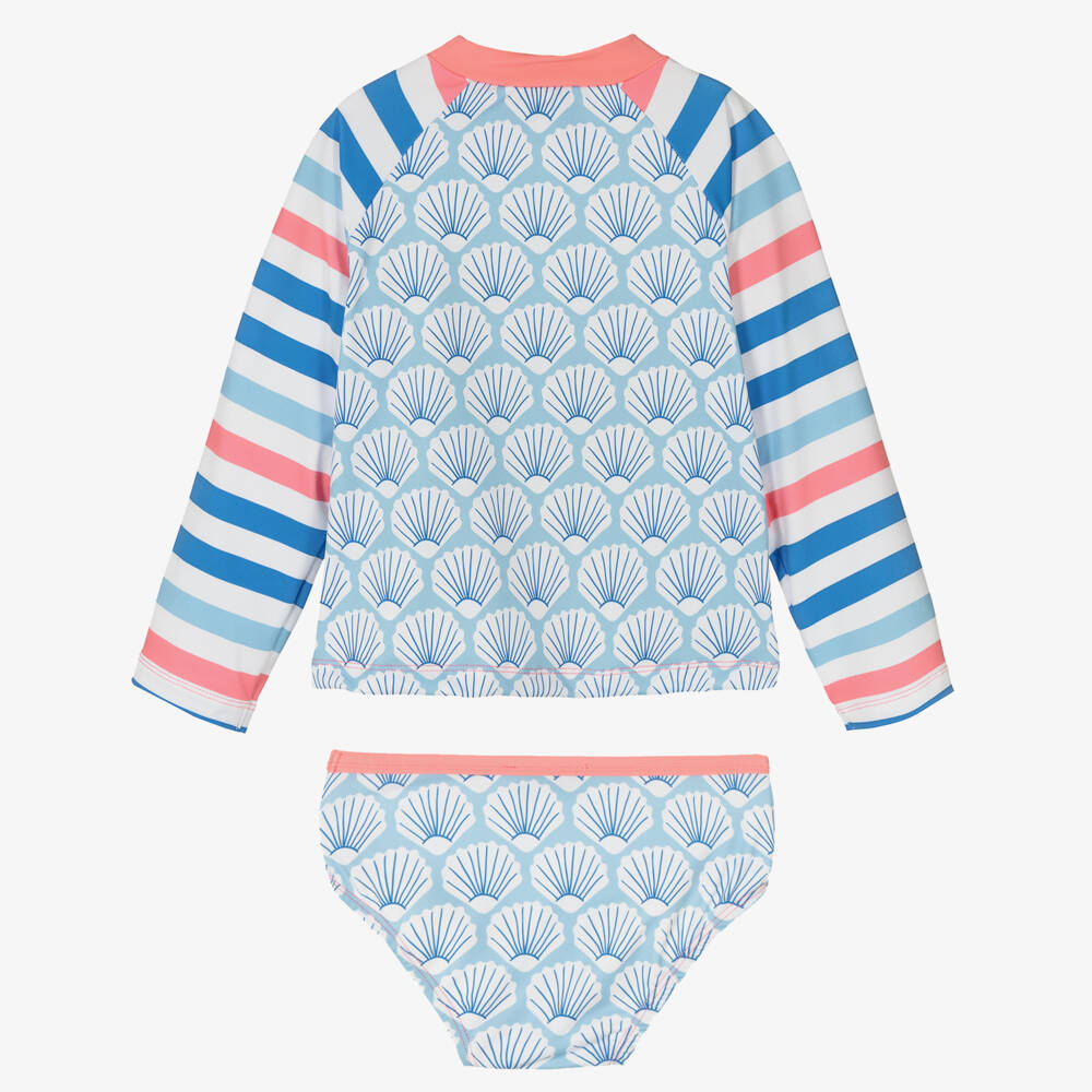 Mitty James-Купальный комплект с ракушками для девочек в аквамариновом цвете | Childrensalon Outlet