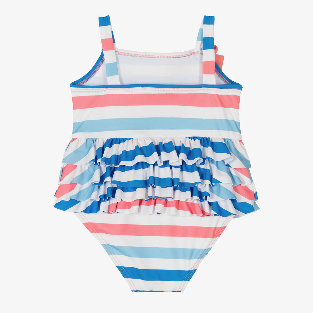 Mitty James-Купальник в розово-голубую полоску | Childrensalon Outlet