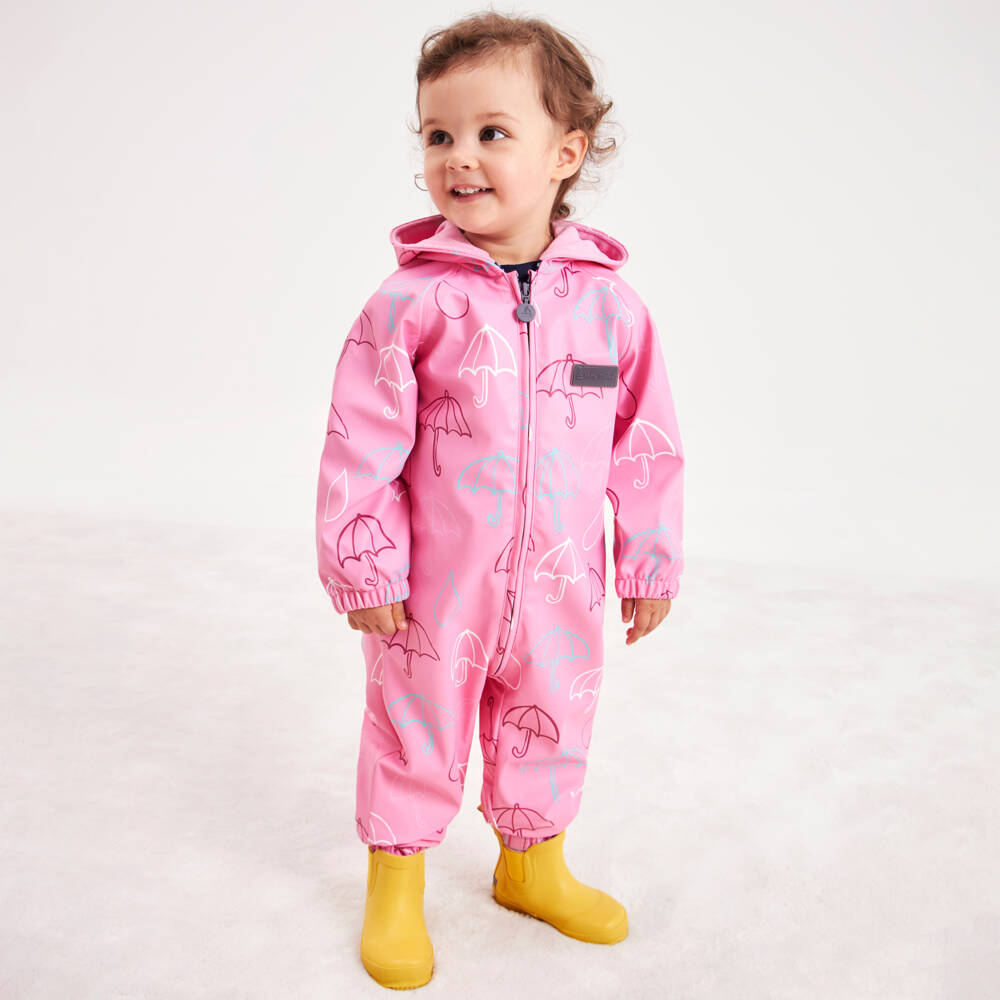 Mitty James-Girls Bubblegum Rainshield Suit | Childrensalon Outlet