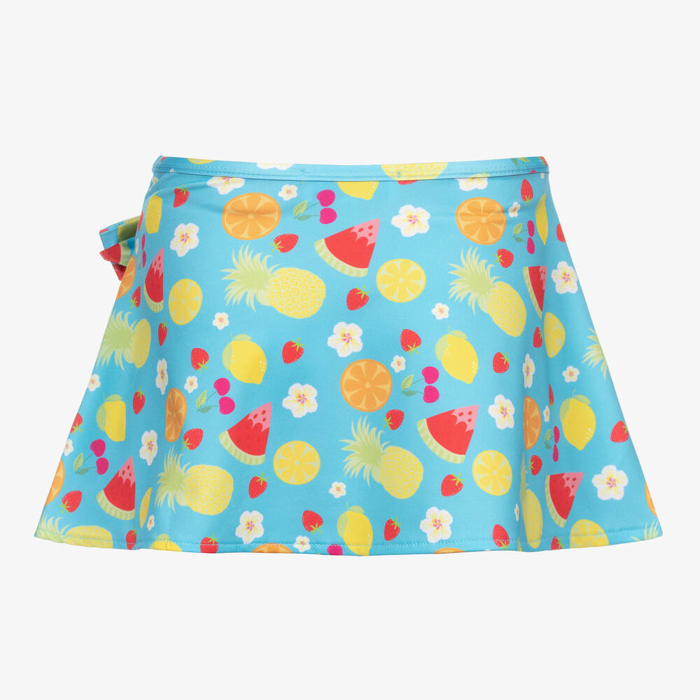Mitty James-Юбка-накидка для плавания с фруктами и цветами для девочек | Childrensalon Outlet