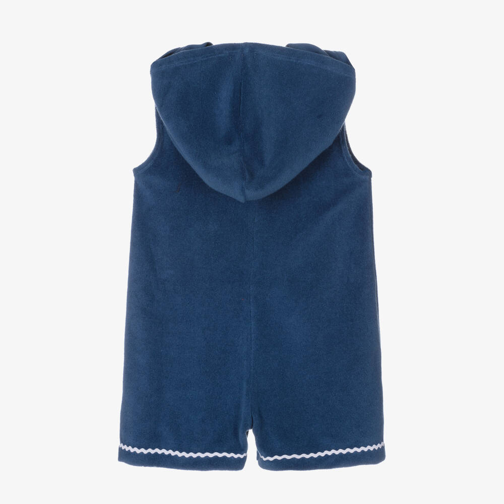Mitty James-Комбинезон из синего махрового полотна для девочек Легендарный | Childrensalon Outlet