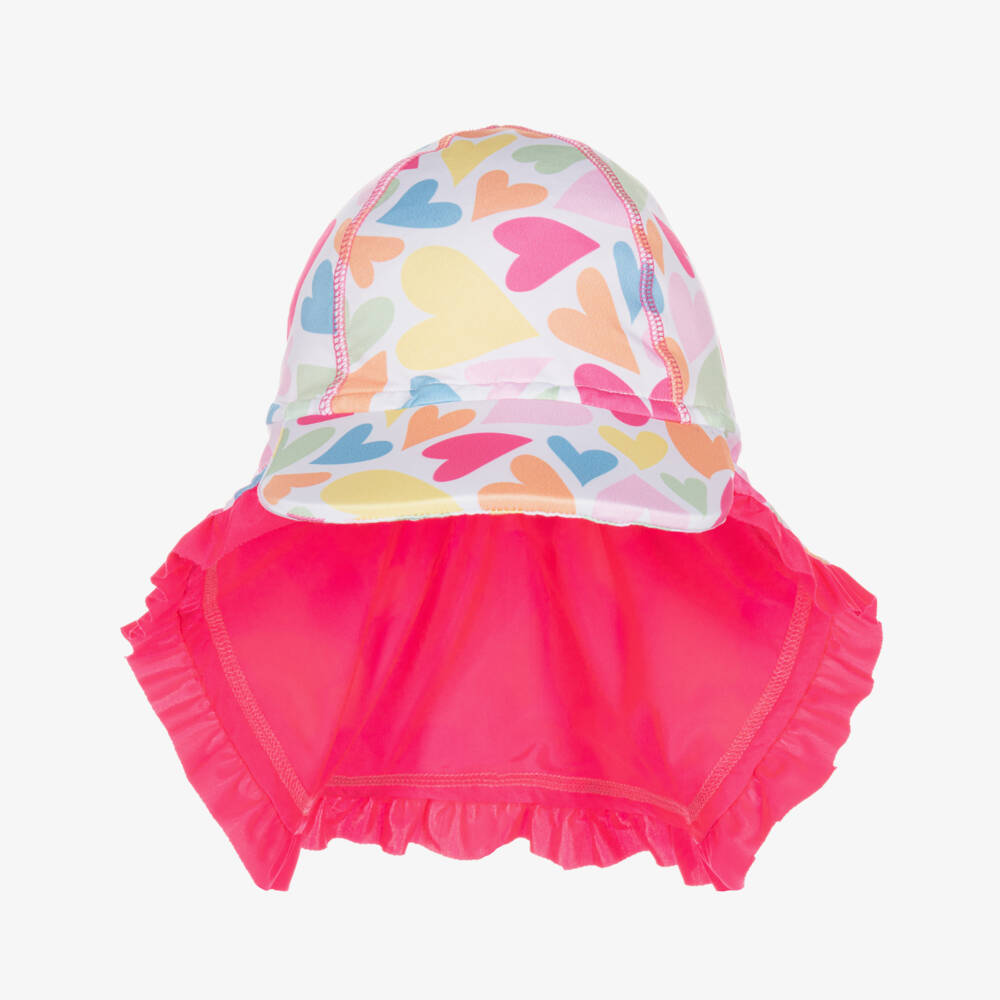 Mitty James-Розовая шляпа с сердечками для девочек | Childrensalon Outlet
