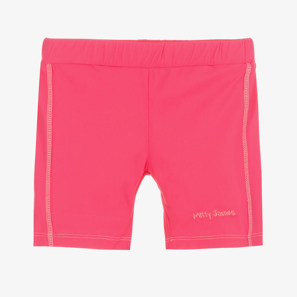Ladies pink swim shorts discount