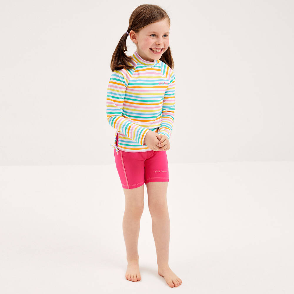 Pink swim shorts online