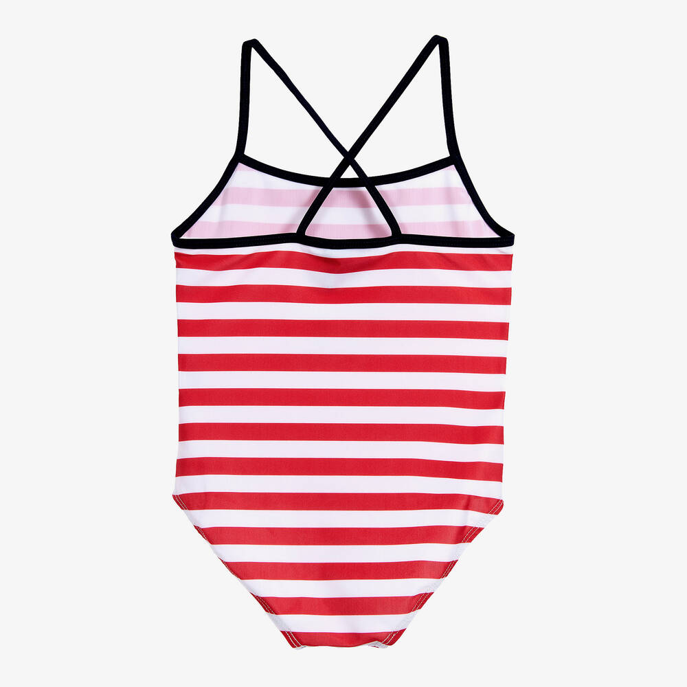 Mitty James-Купальник в красную полоску для девочек (UPF50+) | Childrensalon Outlet