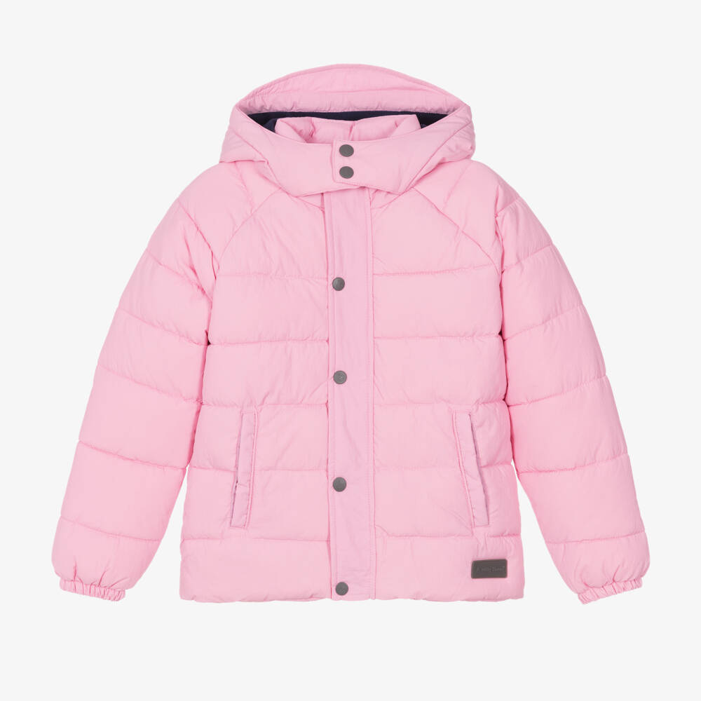 Mitty James-Куртка для девочек стеганая розовая для непогоды | Childrensalon Outlet
