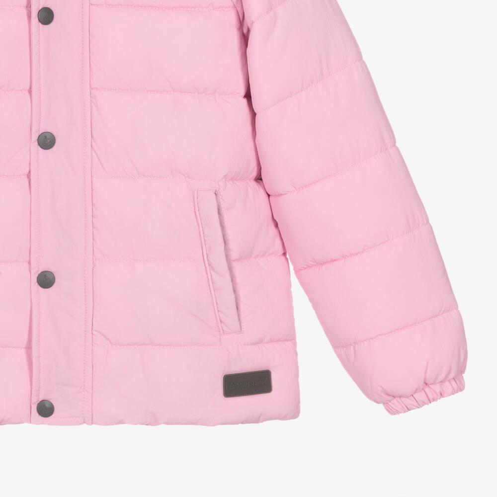 Mitty James-Girls Rosy Weather-Ready Quilted Jacket | Childrensalon Outlet