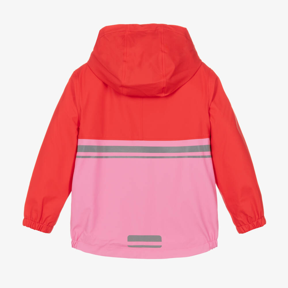 Mitty James-Girls Vibrant Colourblock Raincoat | Childrensalon Outlet