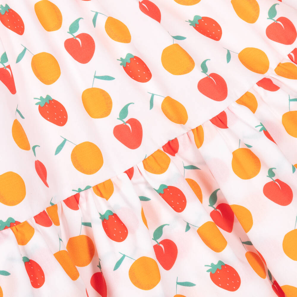 ميتي جيمس-فستان قطن لون أبيض | Childrensalon Outlet