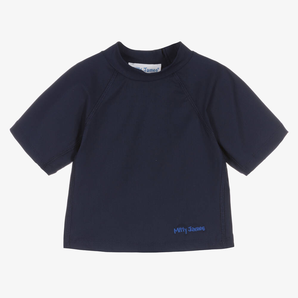 Mitty James - Синяя футболка для плавания для малышей (UPF50+) | Childrensalon