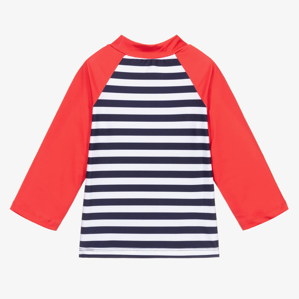 Mitty James-Красно-синий плавательный топ (UPF50+) | Childrensalon Outlet