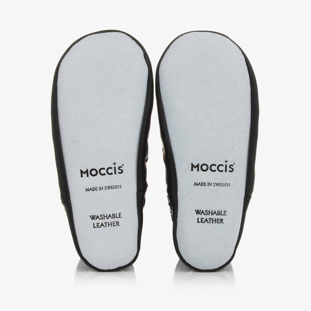 Moccis-Navy Blue Indoor Slipper Shoes | Childrensalon Outlet